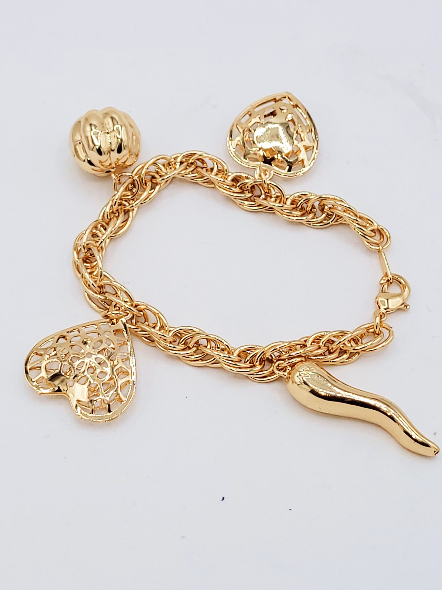 It Started With Love Charm Bracelet