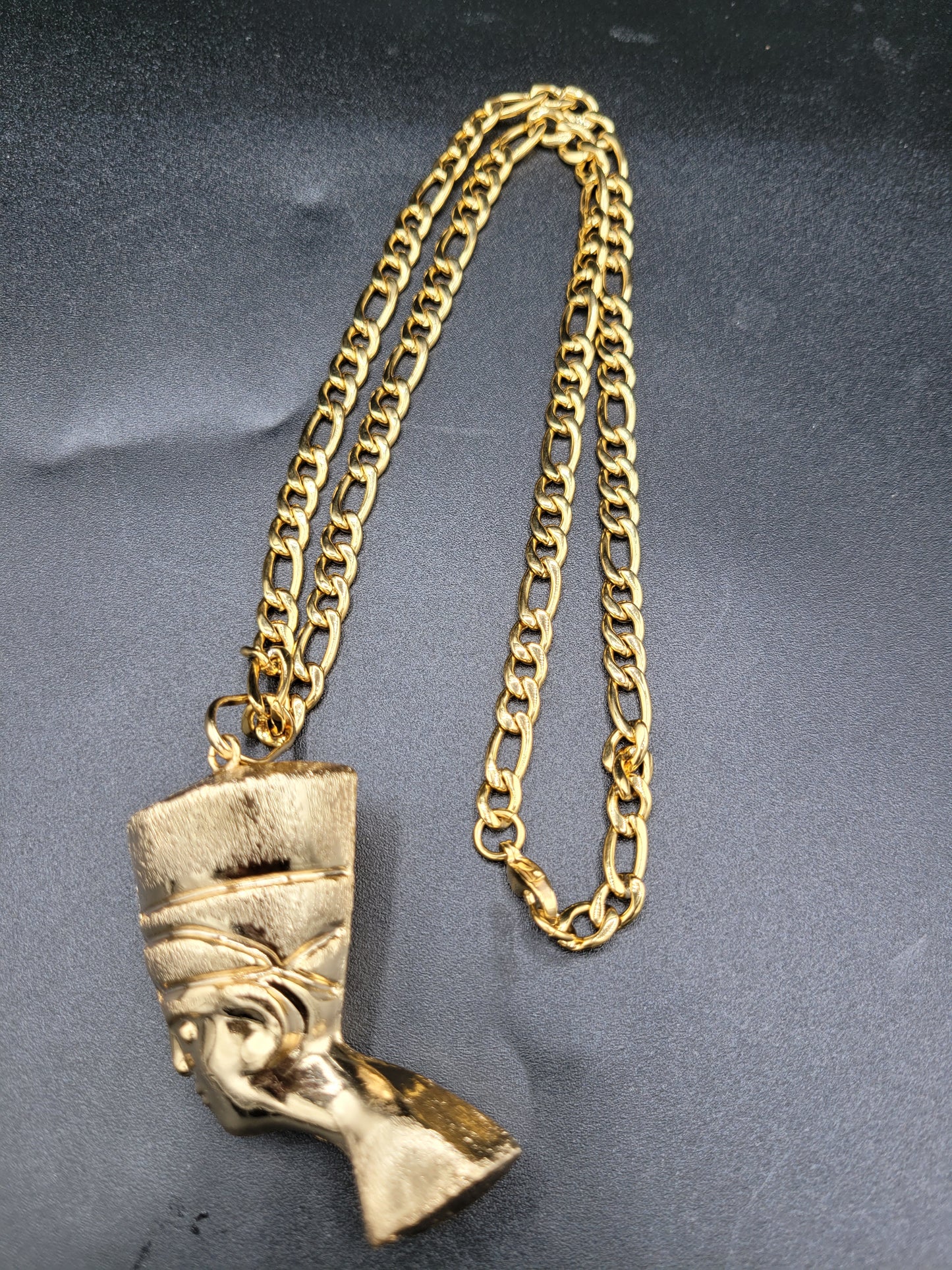 Gold Queen Nefertiti Necklace