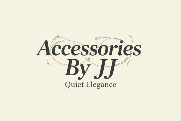 Accessories By JJ Logo - Large Italic Font