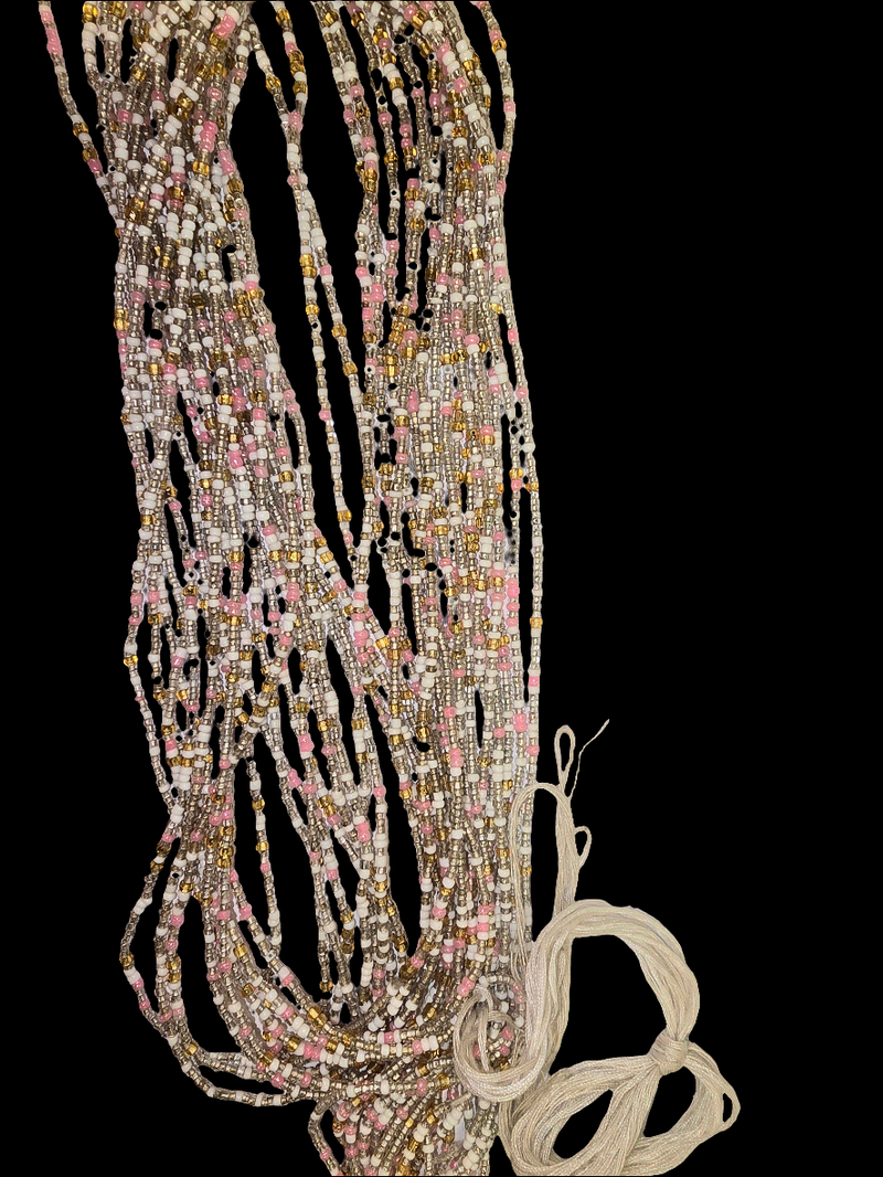 Breast Cancer Awareness Waist Beads