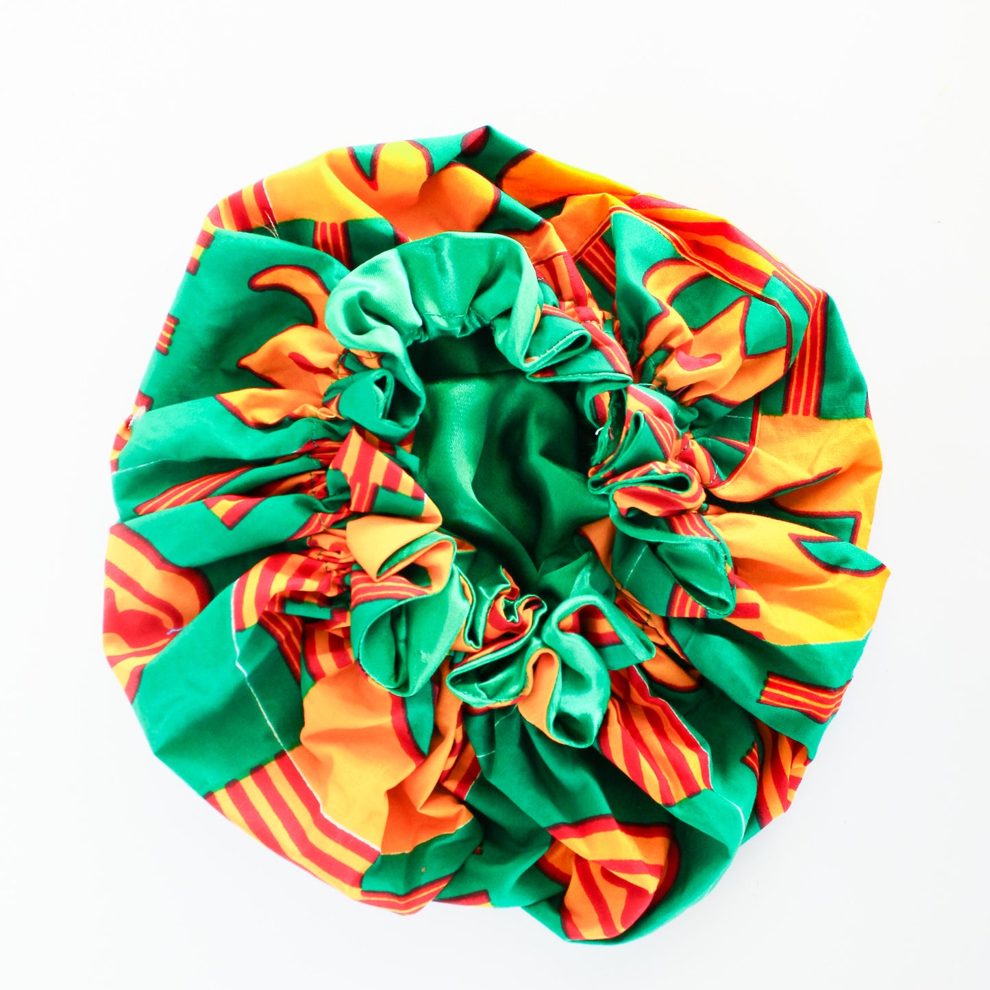 The Ghana Ankara Hair Bonnets