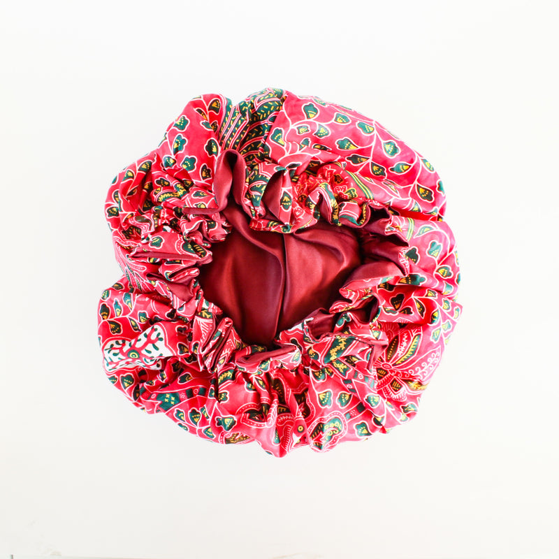 The Ghana Ankara Hair Bonnets