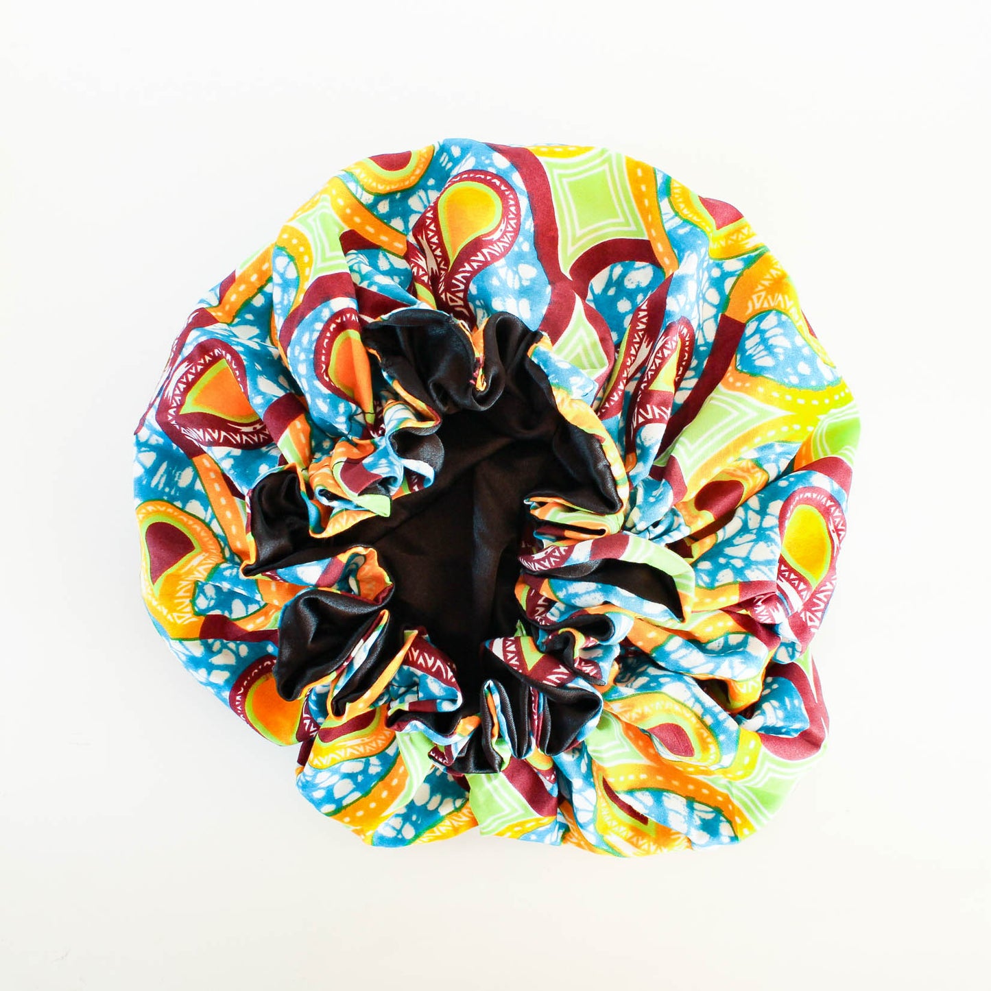 The Ghana Ankara Hair Bonnets
