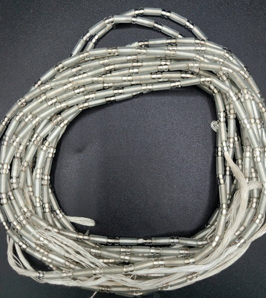 Silver Glow Waist Bead