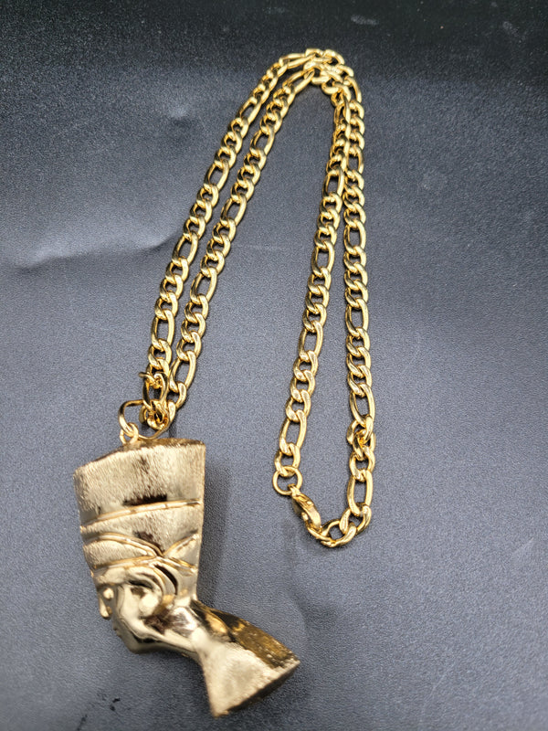 Gold Queen Nefertiti Necklace
