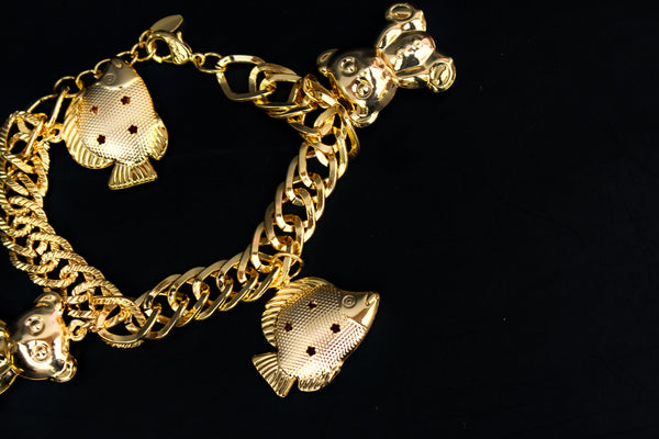 Gold Fish Bracelet